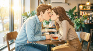 when to kiss on a first date body language signs